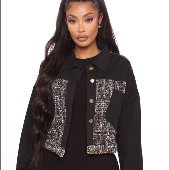 Fashion Nova Tweed You Later jacket - Picture 2 of 13